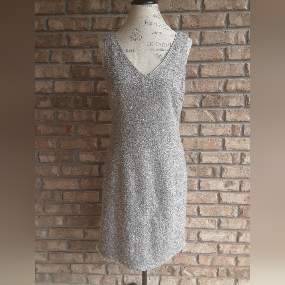 Stevie Mac New York Silver Sleeveless Cocktail Special Occasion Party Dr…